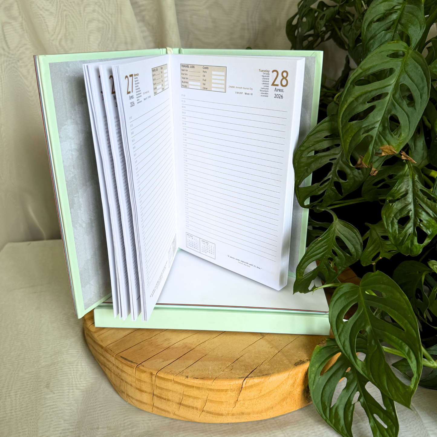 Colourful A5 Diaries 2026