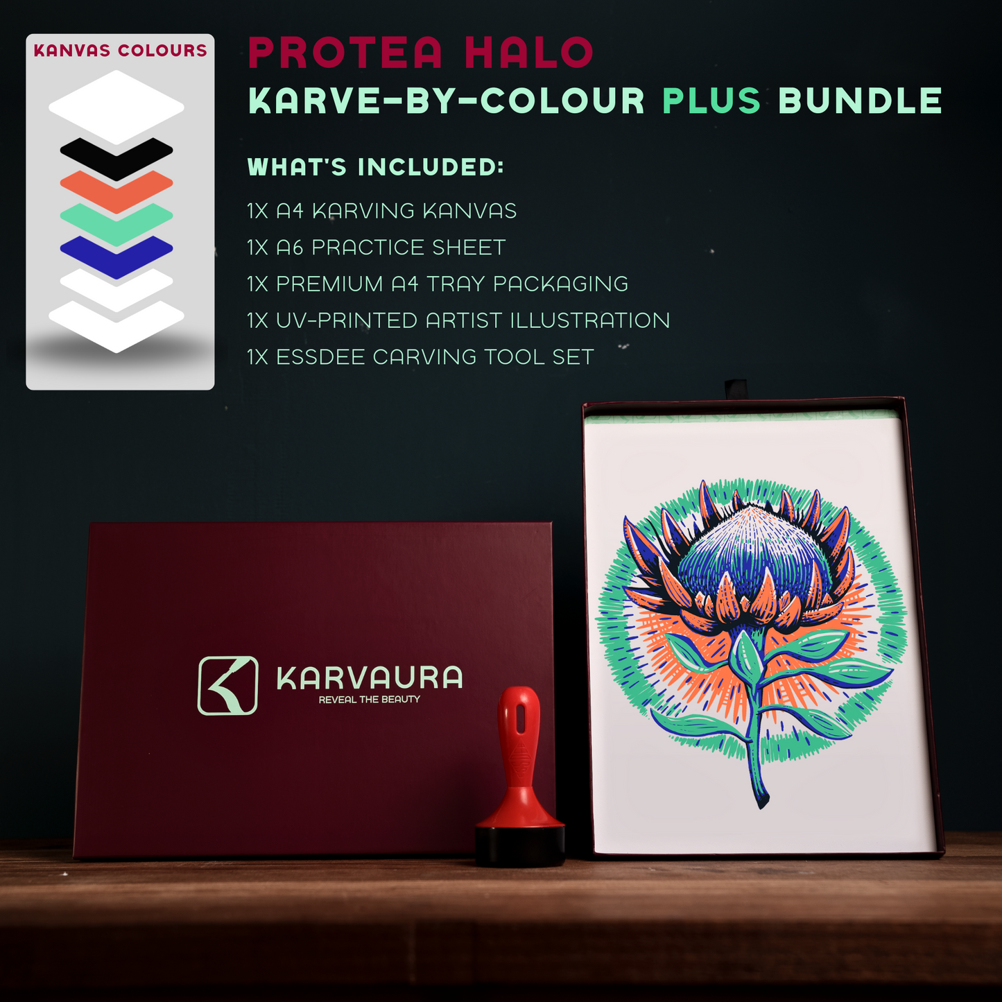 Karve-by-Colour Plus Bundle (Protea Halo)