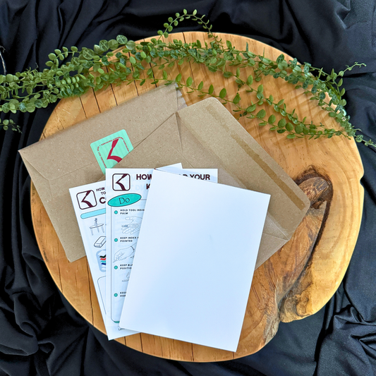 A6 Karving Kanvas Envelope